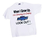 Photo represents subcategory: 1970 Chevelle Youth Apparel