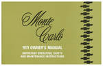 Photo represents subcategory: 1970 Monte Carlo Owners Manuals