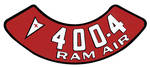 Photo represents subcategory: 1966 GTO Engine Compartment Decals
