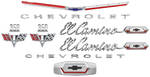 Photo represents subcategory: 1968 El Camino Complete Nameplate Kits