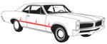 Photo represents subcategory: 1968 LeMans Body Stripes