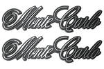 Photo represents subcategory: 1981 Monte Carlo Exterior Emblems