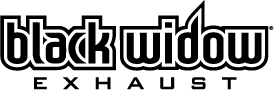 Black Widow Exhaust logo